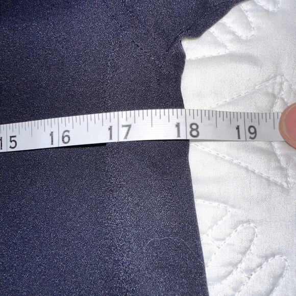 Lands End Womens Shirt Black size 4 100% Cotton Oeko-Tex Tunic Popover Top Black - Picture 8 of 9